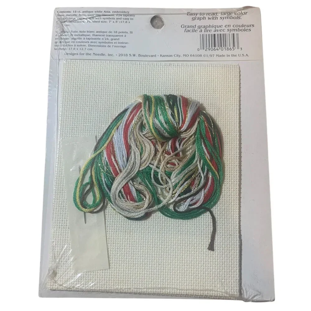 Vintage Designs For The Needle Our First Christmas Cross Stitch Kit
